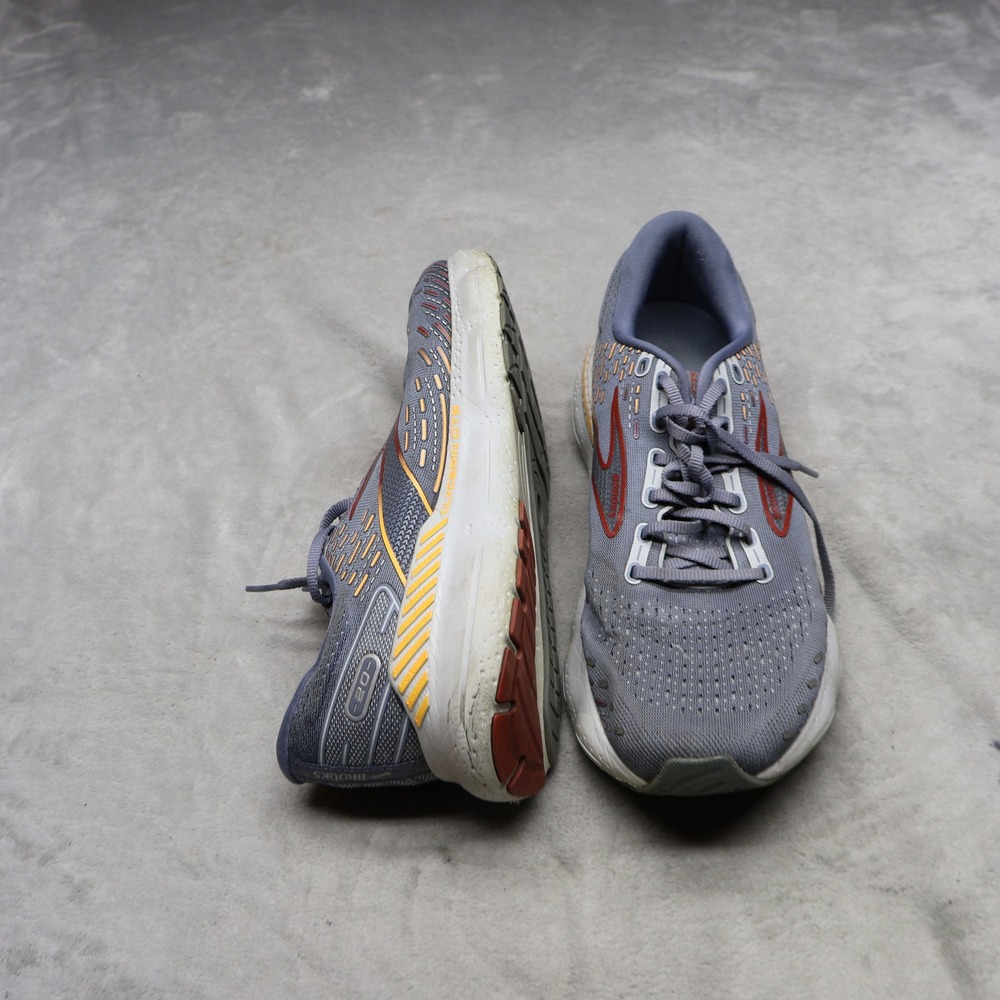Brooks Men 11D Running Shoes Grey Glycerin GTS 20 Lightweight Cushioned Athletic